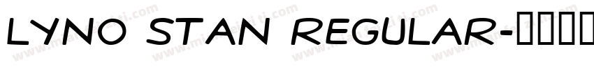 Lyno Stan Regular字体转换